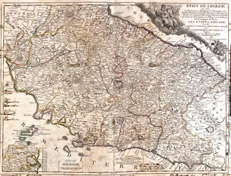 Emilia-Romaña, Toscana, Las Marcas, Umbría, Abruzos, Lacio, Italia