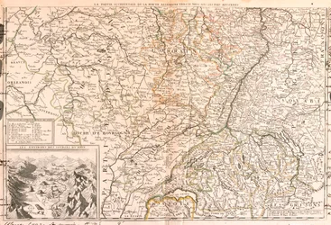 Francia (Región: Alta Normandía, Île-de-France, Champaña-Ardenas, Ródano-Alpes, Borgoña, Auvernia, Centro), Bélgica (Región Valona meridional), Luxemburgo, Alemania (Renania-Palatinado, Sarre , Baden-Wurtemberg), Suiza (Cantón: Turgovia, Appenzell Au