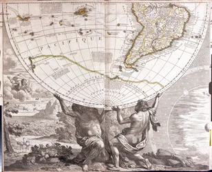 Mapa del hemisferio sur