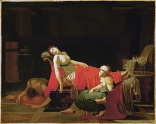 Muerte de Cleopatra (óleo sobre lienzo)
