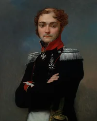 Retrato de Charles-Louis Regnault, oficial de las guerras napoleónicas