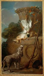 El spaniel (pintura sobre lienzo)
