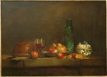 un cuenco de aceitunas (óleo sobre lienzo)