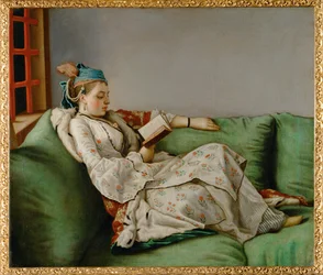 Marie-Adelaide de France, vestida a la Turca (pintura sobre lienzo)