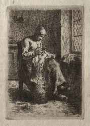 Mujer Cosiendo