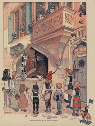 Martin Schongauer, pintor y grabador alsaciano en su casa de Colmar