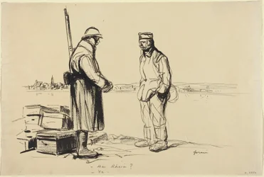 -¿Am Rhien -Ya., c.1918 (tinta sobre papel)