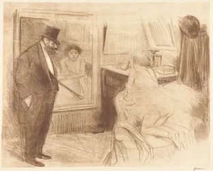 El camerino de la bailarina (segunda lámina)