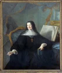 Retrato de Anne Geyssans de Clermont-Chatte, abadesa de Chelles (fallecida en 1789)