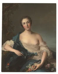 Retrato de una mujer como Flora