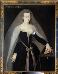 Retrato de Agnes Sorel, favorita del Rey Carlos VII