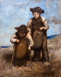 Los enanos,recuerdo de España,1880 (óleo sobre lienzo)