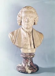 Busto de Jean-Jacques Rousseau (1712-78) (mármol)