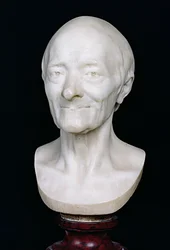 Busto de Voltaire (1694-1778) sin peluca, 1778