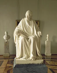 François Marie Arouet Voltaire (1694-1778) 1781 (mármol)