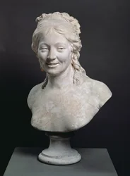 Busto retrato de Madame Houdon, la esposa del artista, 1786
