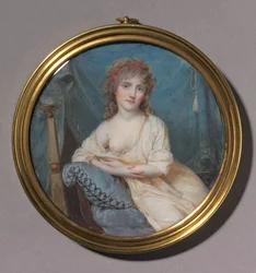 Retrato de una mujer reclinada en un sofá, c. 1804