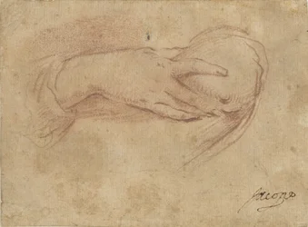 La mano en un pecho