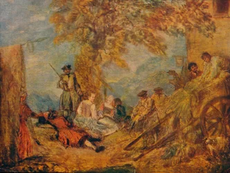Escena de campamento