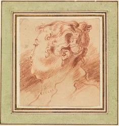 Estudio de cabeza de mujer