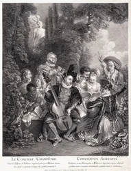 El concierto campestre, 1735