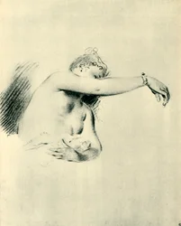 Desnudo con el Brazo Derecho Levantado, 1717-1718, 1943