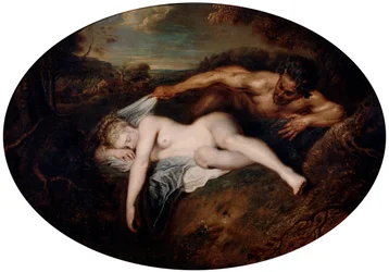 Ninfa y Sátiro, c. 1715