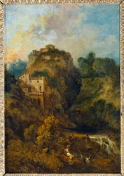 Paysage à la chèvre - Paisaje con cabra ...