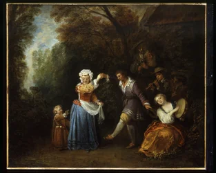 El baile del campo (óleo sobre lienzo)