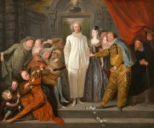 Los comediantes italianos, probablemente 1720