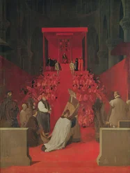 Fernando Álvarez de Toledo (1508-82) 3er Duque de Alba en la Catedral de San Gudule, 1815