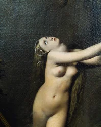 Figura Angélica, detalle de Roger liberando a Angélica