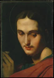 Estudio de cabeza de San Juan Evangelista