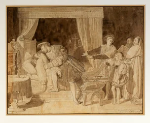 La mort de Leonard de Vinci - La muerte de Leonardo ...