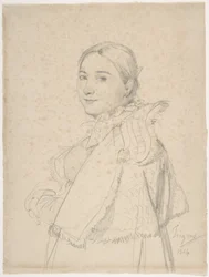 Madame Jean-Auguste-Dominique Ingres, de soltera Madeleine Chapelle