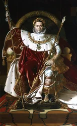 Napoleón I en el trono imperial, 1806