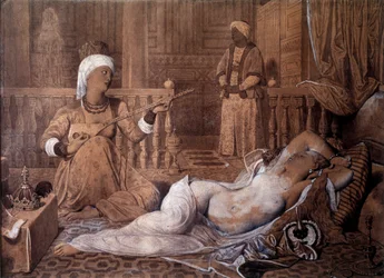 Odalisca con esclavo