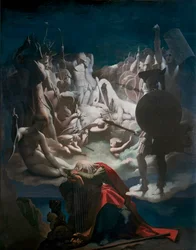 El sueño de Ossian (pintura sobre lienzo)