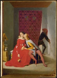 Paolo y Francesca (óleo sobre lienzo)