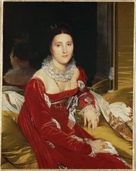 Portrait de Mme. de Senonnes (pintura sobre lienzo)