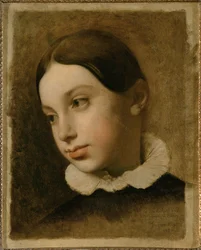 Retrato de Isaure Leblanc hija de los amigos del pintor M. y Mme. Leblanc de Florencia