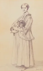 Retrato de Mademoiselle Marie Reiset, luego Vizcondesa Adolphe-Louis-Edgar de Segur-Lamoignon