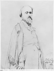 Retrato del pintor Hippolyte Flandrin, 1844