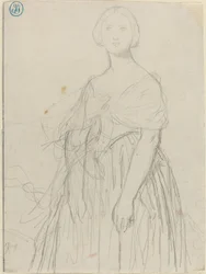 Boceto para Madame Moitessier