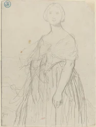 Boceto para Madame Moitessier