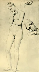 Estudios para la figura de Estratonice, c1834-1840, 1943