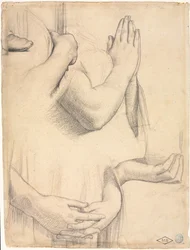 Estudio de manos, 1842