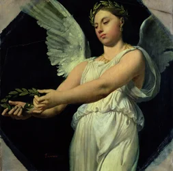 Estudio de la Victoria para la Apoteosis de Homero, 1826-27