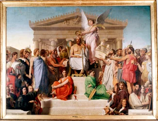 La apoteosis de Homero, 1827