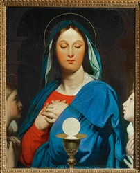 La Virgen con la Eucaristía